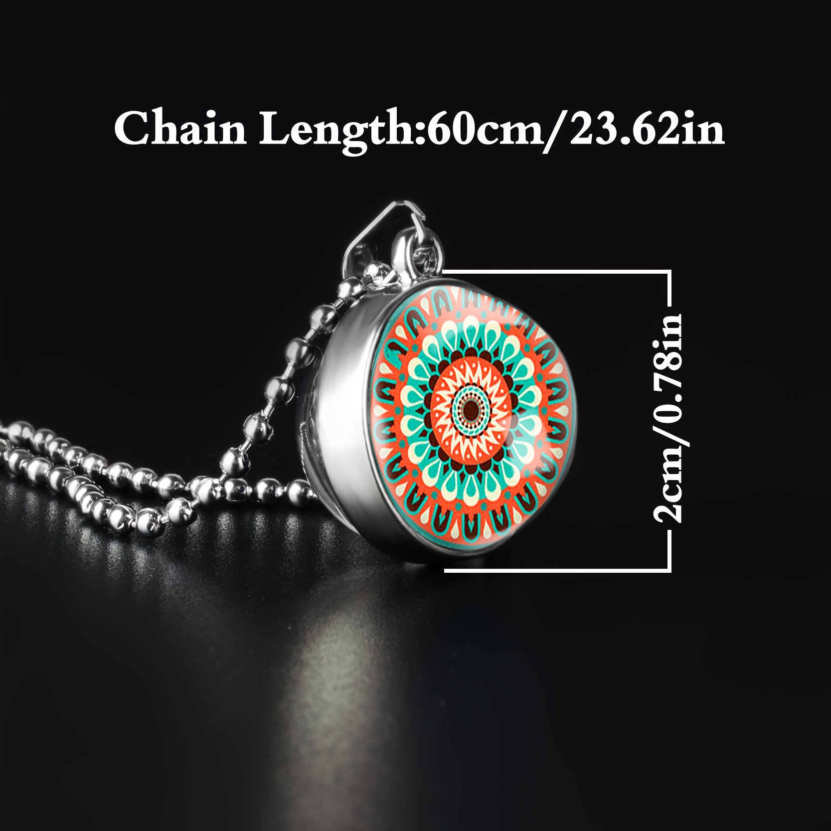 Artistic Abstract Geometric Pendant Necklace